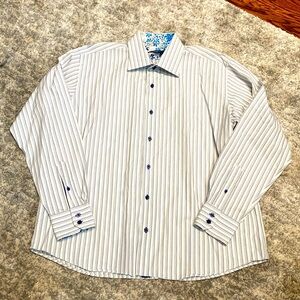 Visconti men’s dress shirt, XL, 100% cotton